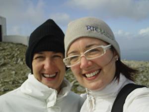 Mum & Me on top of Croagh Patrick